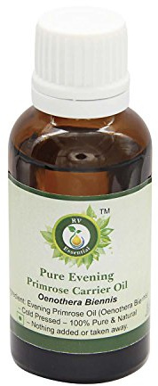 Olio enotera | Oenothera Biennis | Olio sera primula | Olio enotera puro | 100% naturale puro | Pressato a freddo | Evening Primrose Oil | 30ml | 1.01oz By R V Essential