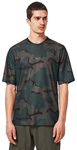 Oakley Standard Ride Free Kurzarm-Jersey, B1B Camo Hunter, Größe S