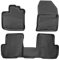 OMAC Gummimatten Fußmatten kompatibel mit Dacia Lodgy 2012-2024 TPE Automatten Schwarz 4X