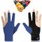 Hayaww 3 Finger Snooker Gloves,Billiard Pool Cue Gloves Billiard Non Slip Billiard Glove Pool Gloves Left Hand Billiard Pool Gloves Wear-Resistant Billiard Gloves Accessories For Men Women(Dunkelblau)