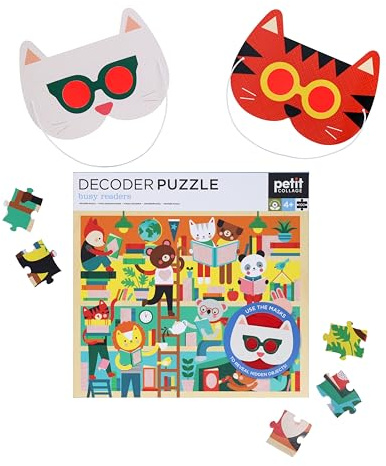 Petit Collage 0810073341920 Decoder-Puzzle