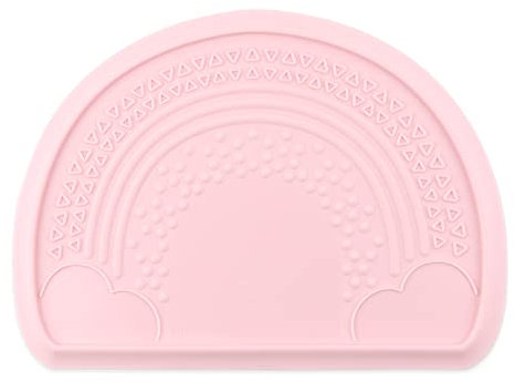 Bumkins Baby Silicone Sensory Placemat, Toddler Placemat, Suction Placemat for Restaurants, Feeding for High Chairs and Tables, Baby Led Weaning, Ages 6 Months Up