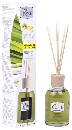 Sweet Home Profumatore Ambiente Citronella Con Bastoncini 100ml