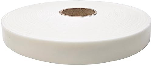 NADOtec Nastro sigillante in ceramica, ignifugo, per stufa, camino, in fibra di ceramica, autoadesivo, su un lato, non infiammabile, resistente al calore, bianco, 20 mm x 3 mm, lunghezza 10 metri