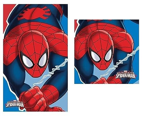 empireposter Handtuch-Set - Spider-Man - Mikrofaser - 30x30 und 30x50 cm