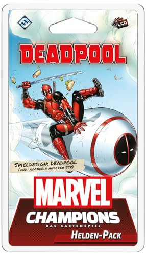 Fantasy Flight Games, Marvel Champions: LCG – Deadpool, Helden-Erweiterung, Expertenspiel, Kartenspiel, 1-4 Spieler, Ab 12+ Jahren, 45-90 Minuten, Deutsch