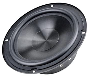 UNNIQ Haut-parleur Woofer de 16,5 cm - Caisson de basses - 8 Ohm - 60 W - Cône en polypropylène - Pour bibliothèque - Pilote audio - 1 PC