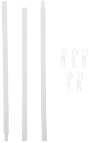 Ciieeo 35Inch/89cm Blind Wand, Vertical Blind Pull Rod with 5pcs Hook, Removable PP Material, Easy Installation, Suitable for Venetian Window