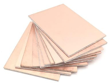 10 Stück Kupferplattiertes Laminat, 100x150mm Einseitig Kupferplattiert PCB Laminat Leiterplatte für industrielle Lötarbeiten