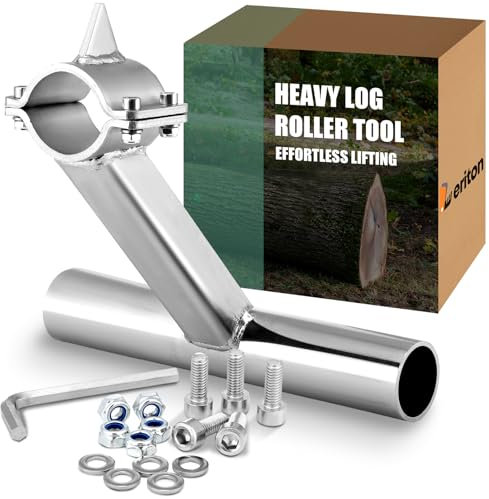 Leriton Logging Tool Log Roller Tool Lifter Attachment Log Lifter Log Cutting Stand Lifts Log for Cant Hooks Rolling and Raising up Logs