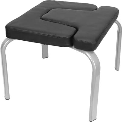 CCAUUB Yoga Kopfstandhocker Kopfstand Schwarz Yogastuhl Fitness Bench Zuhause Stuhl, Yoga Kopfstandstuhl für Zuhause und Fitnessstudio, Stahl und PU Polster, Ermüdung Entlasten, 200KG Tragfähigkeit