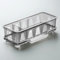 SEIYOGDS Organizador de Fregadero, Soporte para Esponjas de Cocina de Plástico con Separador de Espacios Ajustable, Cocina Soporte con Bandeja autodrenante, para Almacenamiento en la Cocina y el baño