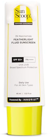 Sunscoop's 3% Niacinamide Fluid Sunscreen| SPF 50+ PA++++ | (45ml)