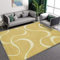 Rugs for Living Room Senfgelb Print Fußmatte Polyester Verdicken Fussmatte Innen Aussen Waschbar Teppich Kurzflor Teppiche Wohnzimmer Carpet Living Room Schmutzfangmatte 50x80cm