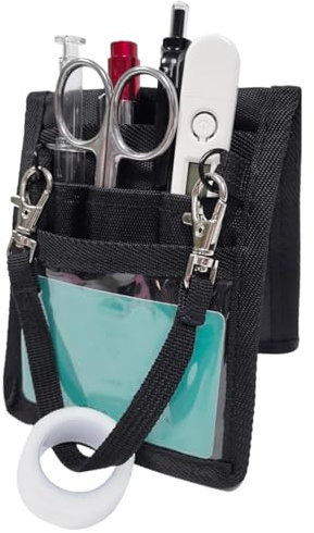 Yulokdwi Fanny Pack Für Krankenschwestern, Pflege Organizer Gürteltasche Für Pflegepersonal, Pflegetasche Mit Mehreren Fächern Und Gerätetaschen Hüftgurt Für Werkzeuge Schere