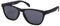 Ciffre EL-Sunprotect® Sonnenbrille Polarisierte Linsen Retro Vintage Style Nerd Look Stil Unisex Brille - Schwarz Dunkle Glässer