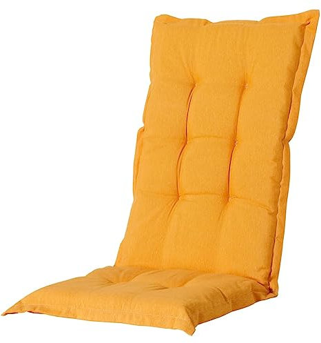 Madison Hochlehnerauflage 'Panama', gelb, ca. 123 x 50 cm