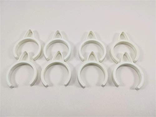 Poolabdeckungsclip für 44 mm Schiene (z.B. INTEX), Zeitsparer, Windschutz (8 Stück)