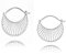 Pernille Corydon Daylight Creolen Silber - Ø22 mm Damen Ohrringe rund Silber 925 - E571s