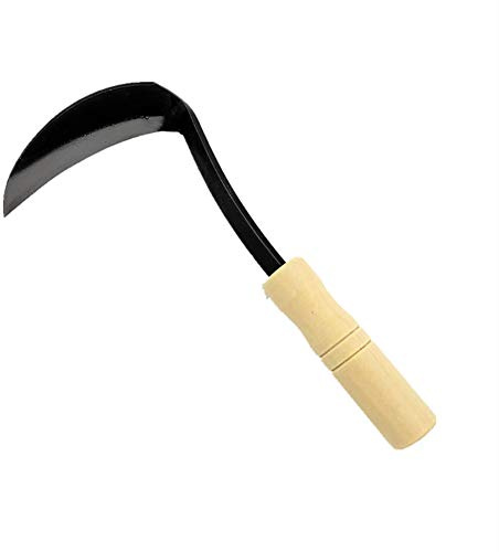 XMRISE JEDE FACLE ENPING Hook Sense Gartenwerkzeuge Hand mit echten hölzernen Griffstahl geschmiedet für Jäten Kultivieren