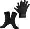 SUPERFA 3mm Neoprene Gloves and Socks, 3mm Thermal Diving Gloves and Socks with Adjustable Waist Strap, Flexible Wetsuit Gloves and Socks, for Diving, Surfing, Kayaking Rafting