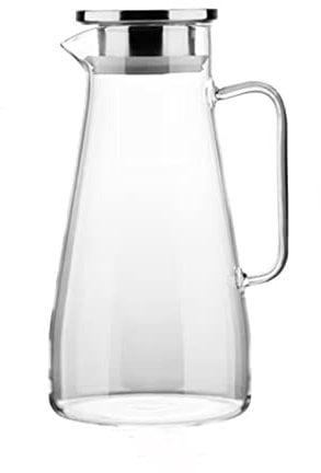 ZWEBY Caraffa per Frutta Trasparente per Acqua frigo Bollitore di Vetro di Raffreddamento di Raffreddamento a Grande capacità di Raffreddamento ad Alta Temperatura Tazza di Raffreddamento