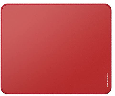Pulsar Paracontrol M Esports Level Premium Tapis de Souris de Jeu V2 – Tapis de Souris de Jeu Moyen à Haute Vitesse Bord Cousu Hybride Durable Surface supérieure 26 x 33 cm (M, Rouge)