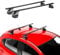 Menabo Stahl Gepäckträger Dachträger kompatibel mit VW Caddy 2010-2015 Schwarz 2tlg