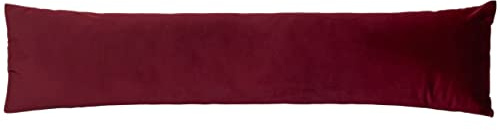 Evans Lichfield Opulence Draught Excluder Cover, Burgundy