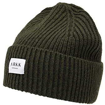 ARKK Copenhagen Unisex Mütze dunkelgrün/weiß/schwarz One Size