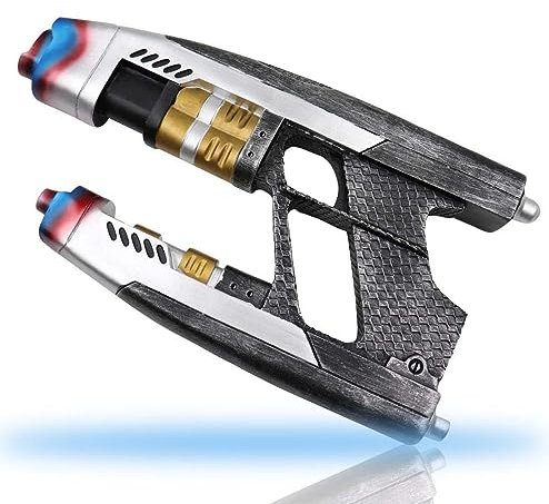 Star Lord Blaster Superheld The Galaxy Peter Quill Cosplay Requisiten Harz 1:1 Replik Halloween Zubehör (Blaster 1pcs)
