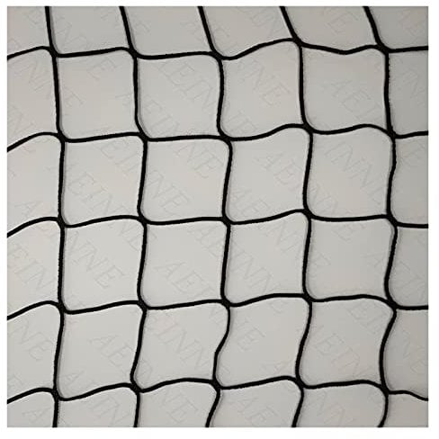 Heavey Duty Sports Barrier Net Backstop Net Soccer, Black Soccor Goal Net Ball Stop Barrier Backstop Net Rebounder Replacement Footbal Basketball Fence Guard Netting Material Court Sports Net Netting