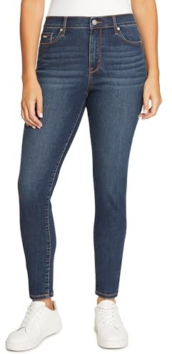 Nine West Damen High Rise Perfect Skinny Jeans, Bögen, 42