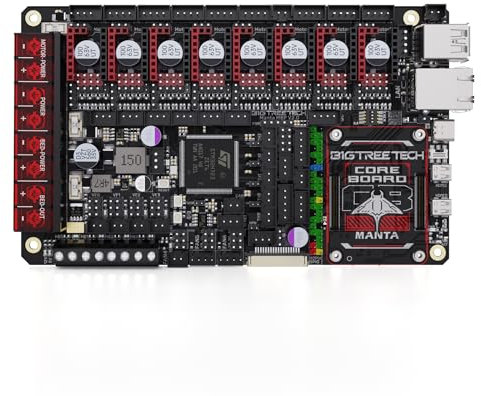 BIGTREETECH Manta M8P V2.0 Integrated Control Board 32Bit Running Clipper with CB1, High Speed 3D Printer Silent Motherboard, Compatible TMC5160T Plus, TMC5160, TMC2209, TMC2240 Stepper Driver
