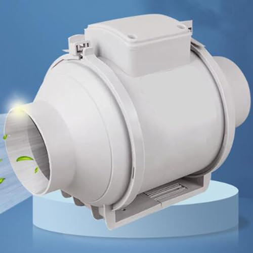 BETAM Ventilador Industrial,Ventilador Extractor De Aire En Línea,Regulación De Velocidad De 2 Velocidades,Retirable Extractor Cocina,para Baño, Booster, Tienda De Cultivo, Garage,300mm