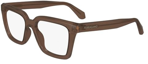 Ferragamo Brillen SF2985 207 TRANSPARENT DARK BROWN 52/17/145 Damen