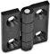 Ganter Normelemente GN 237.1-40-40-A Scharnier Kunststoff, schwarz, 40x40mm