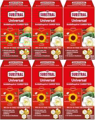 6 X 80ml Substral®Universal Schädlingsfrei Careo
