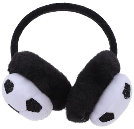 VALICLUD Ohrenschützer Plüsch-ohr-stirnband Ohrabdeckungen Winter Kopfhörer-ohrabdeckungen Fleece-ohrwärmer Winterliche Ohrabdeckung Fußbälle Für Fußball Für Kind Ohrbeutel Acryl Mädchen
