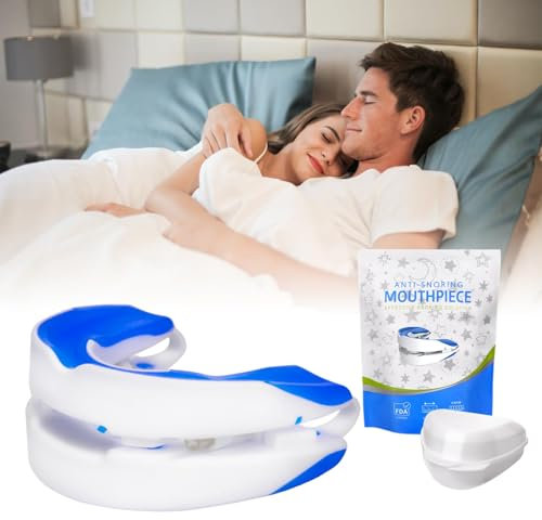 Anti Snoring Mouth Guard Device, Anti-Snoring Devices, Anti-Snoring Mouthpiece Snorings Aids for Men and Women, Effect&Comfortable for All Mouth and All Ages