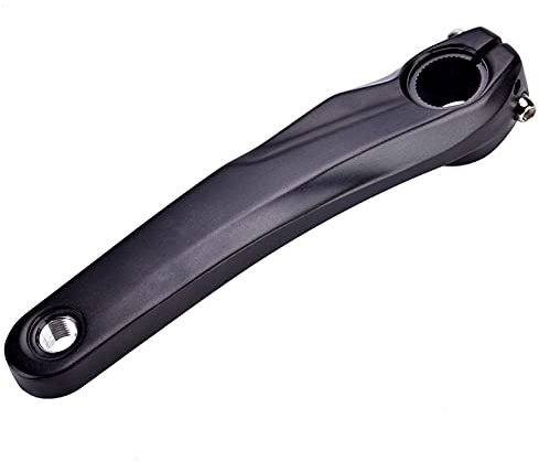 PerGar Fahrradkurbelarm, 170 Mm Aluminiumlegierung MTB und Rennrad Kurbelarm, Fahrradkurbelarmabzieher, Linker Kurbelarm für 590 610 SLX Xt XtrKurbelgarnitur (Schwarz)
