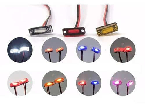 wheelfun 1/14 RC Traktor Kabinenfrontlicht, passend für Modell 770S 56371 | Helle LED-Beleuchtung, einfache Montage als Ersatzteil für RC-LKW Automodelle