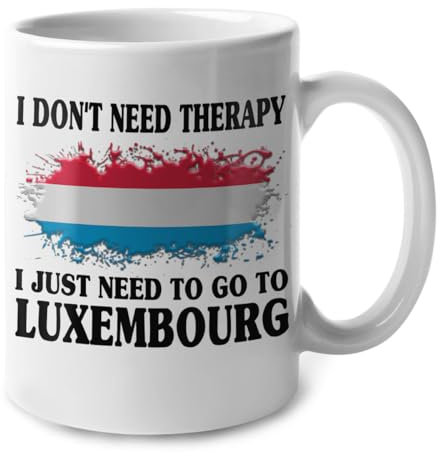 Fototasse Luxemburg Tasse Unisize Becher Mehrfarbig Keramik Tasse 330Ml Für Freundin, Home, Büro