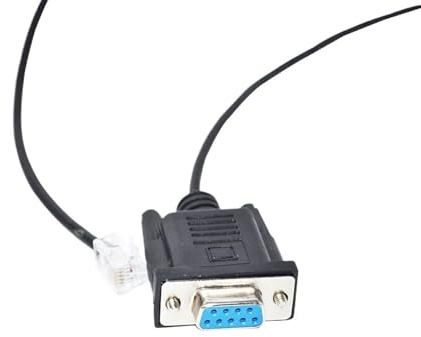 Adapter USB auf RJ11 6P4C, serielles RS232-Kabel für Schrittmotortreiber auf PC, kompatibel (5 m, DB9 Female to RJ11)