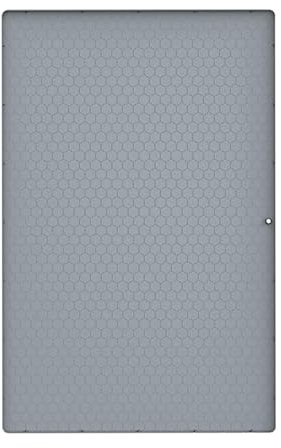 Tapis de cuisine sous l'évier - Imperméable - Antidérapant et imperméable - Tapis de lavabo de salle de bain de 80 x 55 cm avec bord surélevé pour le lavage