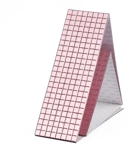Mosaique Loisir Creatif Mini miroirs carrés auto-adhésifs 3D en verre véritable, carreaux de mosaïque autocollants for salle de bains, bricolage artisanal, décoration de la maison(Rose gold-4X60cm,10X