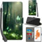 Haninsuze for iPhone 6s Plus/6 Plus 5.5 Inch Case PU Leather Wallet Book Flip Folio Stand View Magnetic Multi-Pattern Cover compatible with iPhone 6 Plus Phone Case (Forest Butterfly)