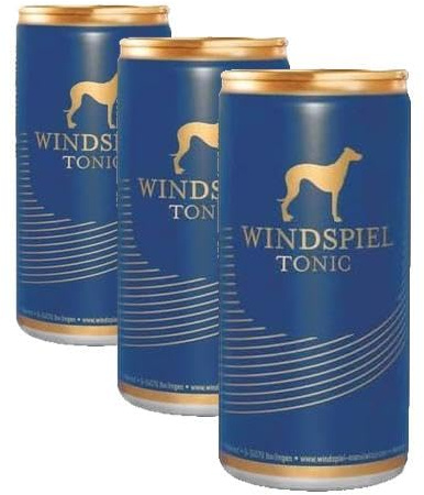 Windspiel Tonic Water - der elegante Filler aus der Windspiel-Manufaktur | In der praktischen 0,2l-Dose, gemacht für Gin & Tonic | 1 x 0,2l Dose (Packung mit 3)