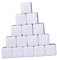 DRESSOOS 30St Leere Würfel d6 Würfel für Brettspiele 6-seitiger Würfel Würfel-Gastgeschenke Leere d6 Würfel lustige DIY würfel baumkugeln Fun Toy quadratische Blöcke sechs Seitenblöcke Weiß