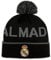 Icon Sports Offiziell lizenzierte Real Madrid Pom Beanie – Premium Soft Knit Wintermütze für Real Madrid Fans, warme Fußball-Fan-Ausrüstung